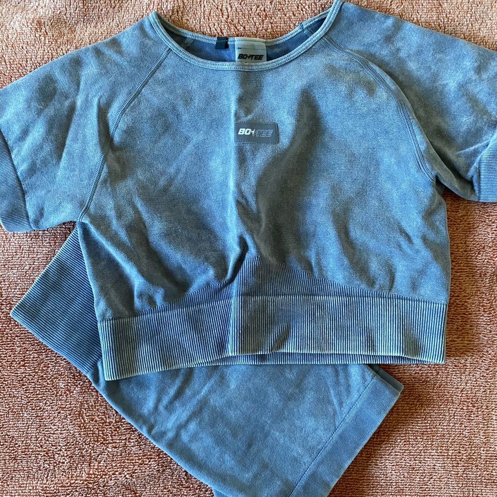 Bo + Tee Acid Wash Collection Short and Top Set